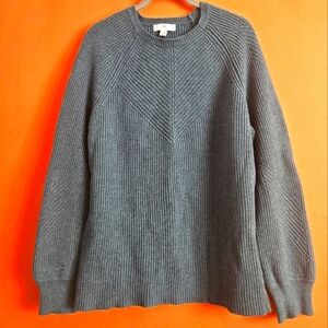 Halston Crew Neck Sweater – Green, Size L/G